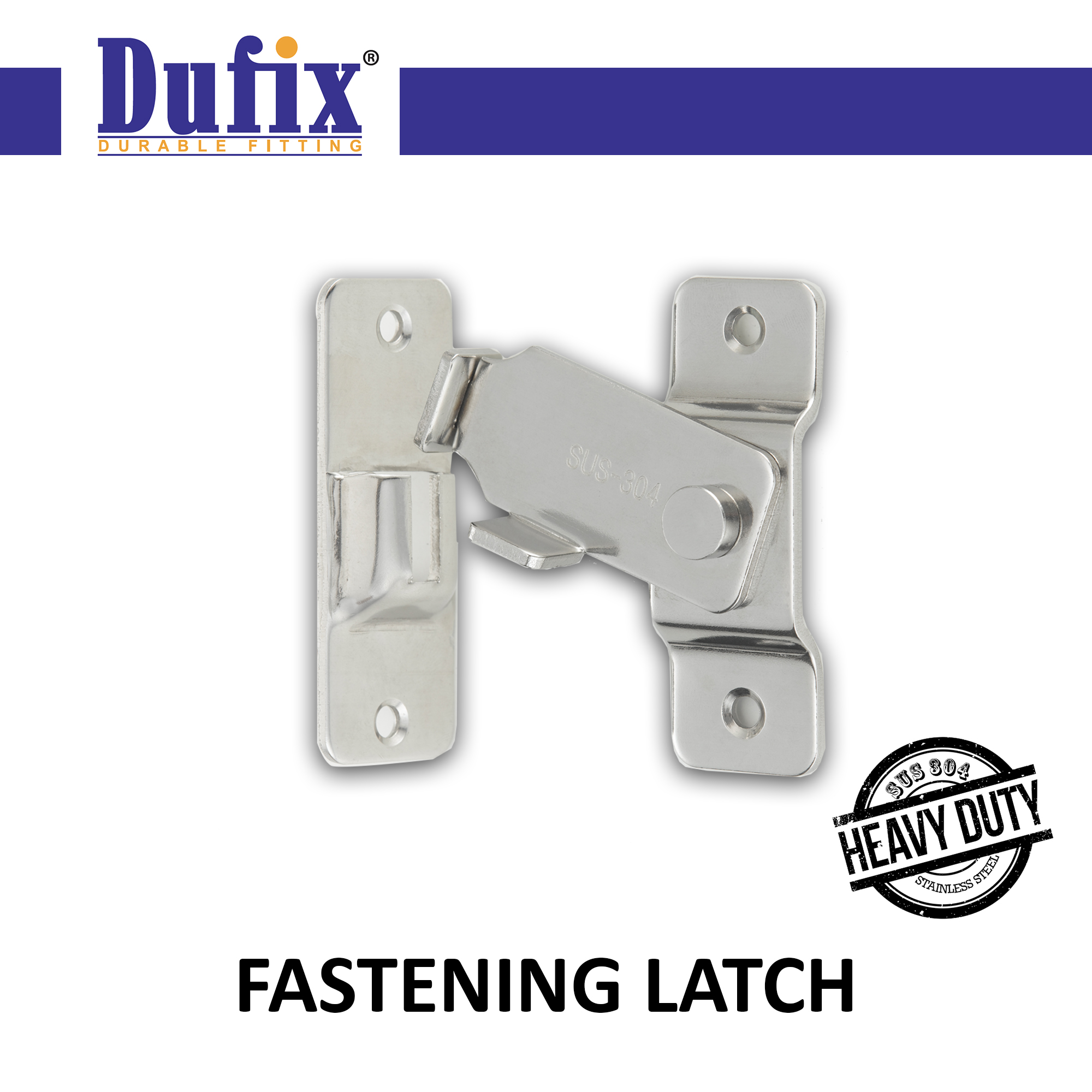 FASTENING LATCH DUFIX DOOR HARDWARE FL690 SS Malaysia Door Lock