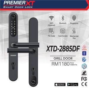 Double Door Smart Lock, 双面认证电子锁