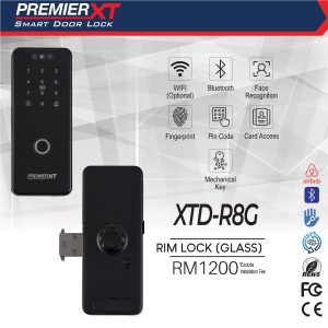 Smart Glass Door, 智能玻璃门锁
